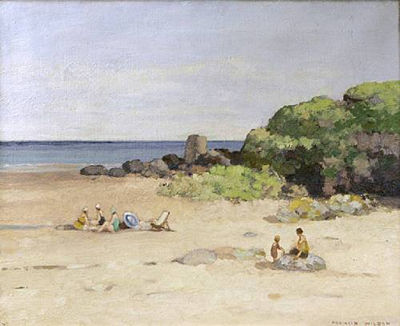 The beach at Maidens, summer