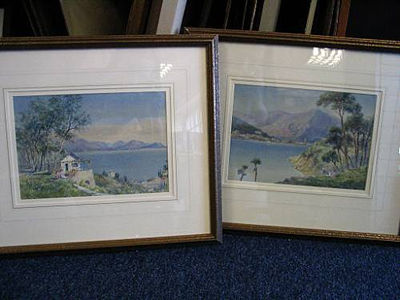 Rapallo from the Corniche Road and another, a pair by Claude Hamilton Rowbotham - Auction record, sale price, and art valuation. Compare with similar artists and explore comparable artworks.