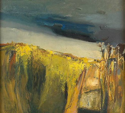 Fields and Lowering Sky by Donald Morison Buyers - Auction record, sale price, and art valuation. Compare with similar artists and explore comparable artworks.