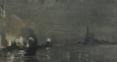 "The Rising Moon, Venice"