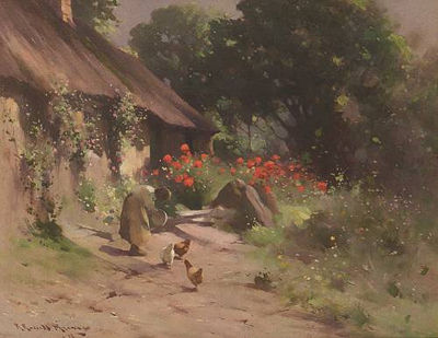 A cottage garden