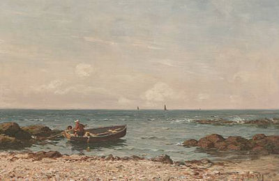 Sample artwork by Thomas Hope McKay (1870 - 1930), known for landscape and waterscene painting - View similar artists and auction records