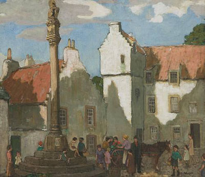 Culross by James Wright - Auction record, sale price, and art valuation. Compare with similar artists and explore comparable artworks.