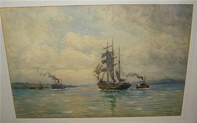 "On the Firth of Clyde" by David Martin - Auction record, sale price, and art valuation. Compare with similar artists and explore comparable artworks.