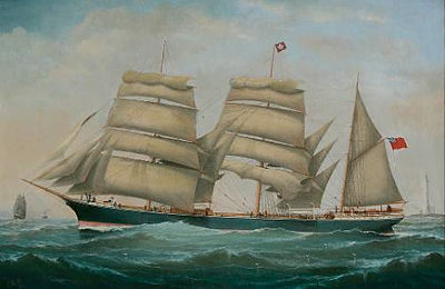 Sample artwork by Charles Keith Miller (1836 - 1907), known for ship portrait - View similar artists and auction records