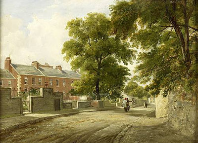 A North Edinburgh street scene, possibly Restalrig by John Watson McLea - Auction record, sale price, and art valuation. Compare with similar artists and explore comparable artworks.
