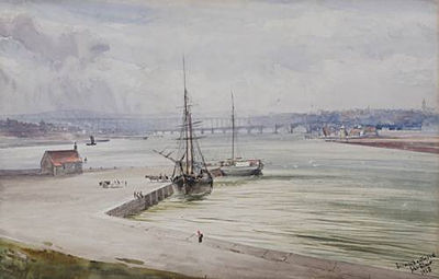 Berwick on Tweed by John Blair - Auction record, sale price, and art valuation. Compare with similar artists and explore comparable artworks.