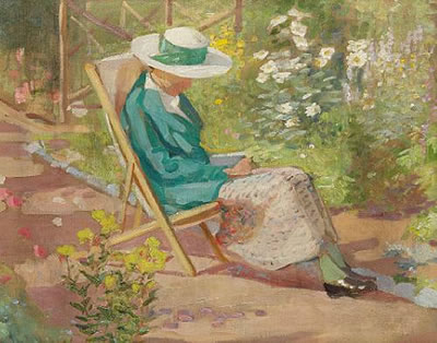 In the garden