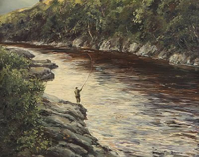 The General's Rock, River Orchy by William Ellis Barrington Browne - Auction record, sale price, and art valuation. Compare with similar artists and explore comparable artworks.