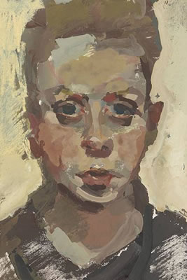 Portrait of Alison Watt: Self-portrait