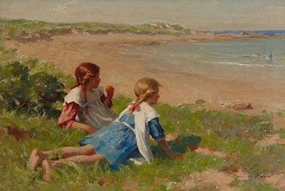 Pease Bay by William Marshall Brown - Auction record, sale price, and art valuation. Compare with similar artists and explore comparable artworks.