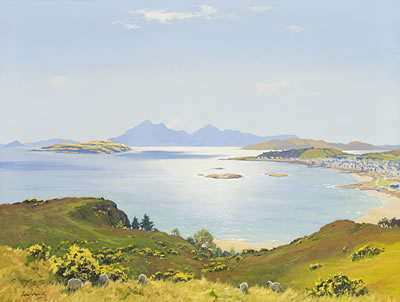 Millport looking to Arran