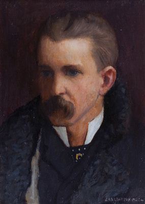 Portrait of Harrington Mann: Self-portrait