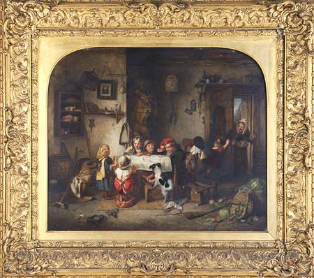 Sample artwork by Alexander Hohenlohe Burr (1837 - 1899), known for painting - View similar artists and auction records