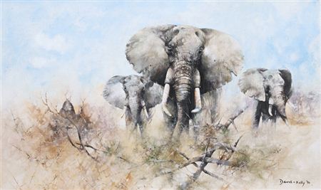 Pride of the herd, elephants