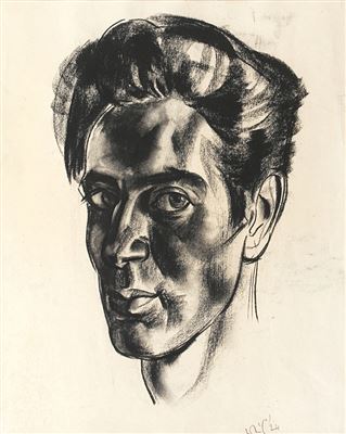 Portrait of William McCance: Self-portrait