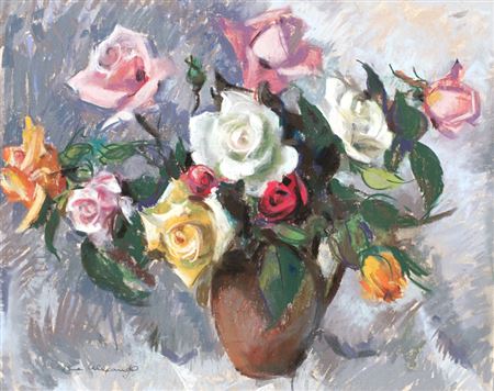 Still life with roses