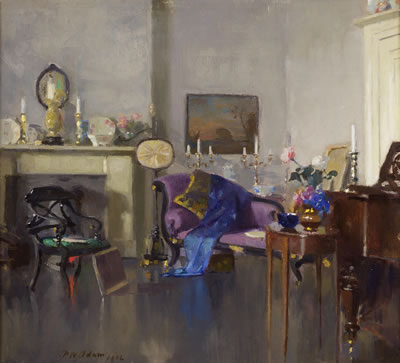 The Studio of FCB Cadell by Patrick William Adam - Auction record, sale price, and art valuation. Compare with similar artists and explore comparable artworks.