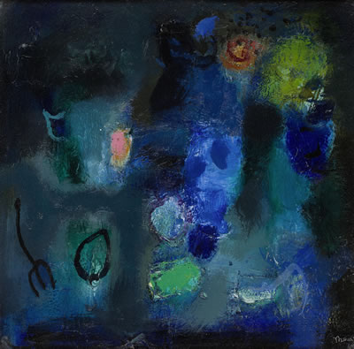 Blue Still Life by Colin Thoms - Auction record, sale price, and art valuation. Compare with similar artists and explore comparable artworks.