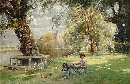 A Summer`s day by the river