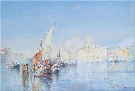 Sample artwork by William Knox (1862 - 1925), known for marine painting - View similar artists and auction records