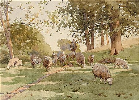 Shepherd and his flock