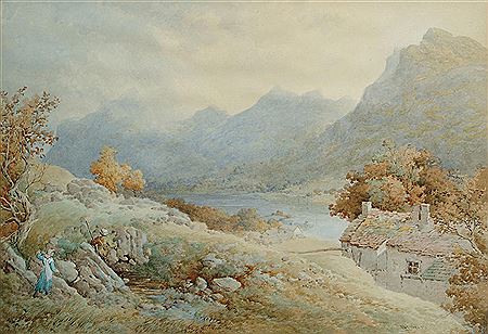 Figures in a lake landscape by Stephen J Bowers - Auction record, sale price, and art valuation. Compare with similar artists and explore comparable artworks.