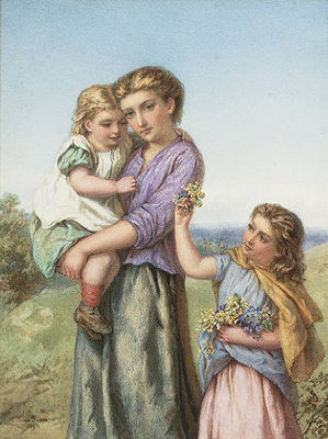 Gift of spring by Agnes Rose Nicholl - Auction record, sale price, and art valuation. Compare with similar artists and explore comparable artworks.