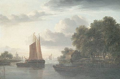 River landscapes with figures on boats (a pair) by Edward (Old Williams) Williams The Elder - Auction record, sale price, and art valuation. Compare with similar artists and explore comparable artworks.