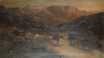 'Pass near Glencoe, Argyllshire; and 'Blair Atholl near Killiecrankie' (a pair)