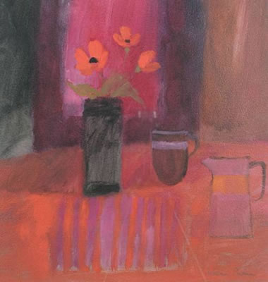 Still life in a Red Room