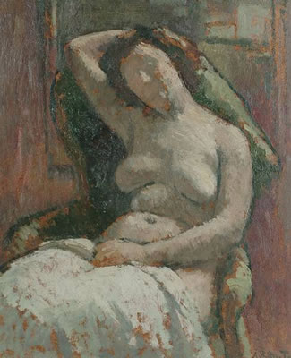 Seated Female Nude