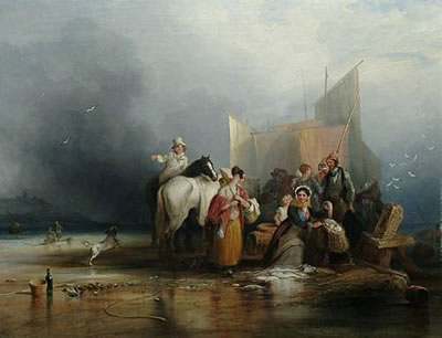 Taking in the catch