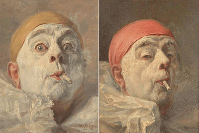 A smoking clown with a yellow cap; A smoking clown with a red cap (2) by Armand Francois Joseph Henrion - Auction record, sale price, and art valuation. Compare with similar artists and explore comparable artworks.