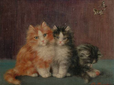 Kittens by Burckhardt Flury - Auction record, sale price, and art valuation. Compare with similar artists and explore comparable artworks.