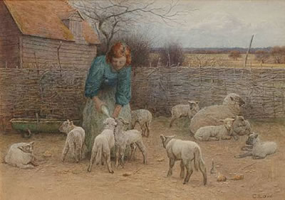 Sample artwork by Charles Low (c.1860 - c.1920), known for painting - View similar artists and auction records