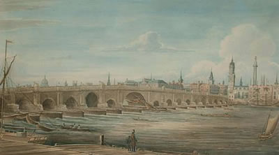 London Bridge from Chamberlain's Wharf, Tooley Street