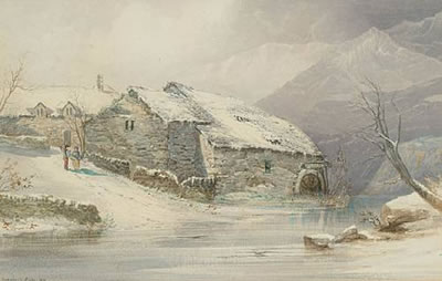 Figures by a mill in winter by Cuthbert Rigby - Auction record, sale price, and art valuation. Compare with similar artists and explore comparable artworks.