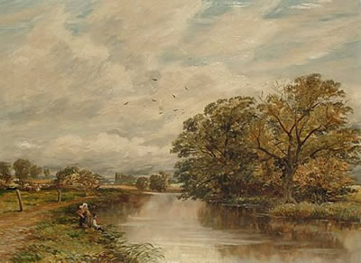 Sample artwork by James Orrock (1829 - 1913), known for watercolor landscape painting, forgerer - View similar artists and auction records
