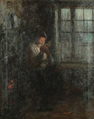 "The evening pipe"