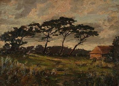 Evening on the Sussex Hills; Afterglow