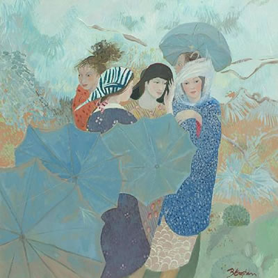 Girls and Umbrellas
