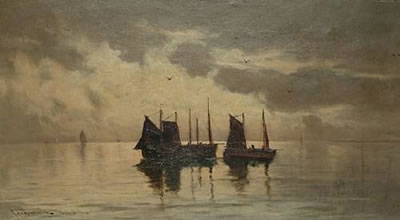 Ships at dawn