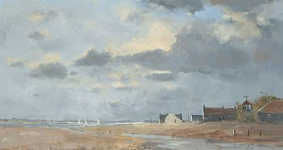 View of Brancaster by Marcus Ford - Auction record, sale price, and art valuation. Compare with similar artists and explore comparable artworks.