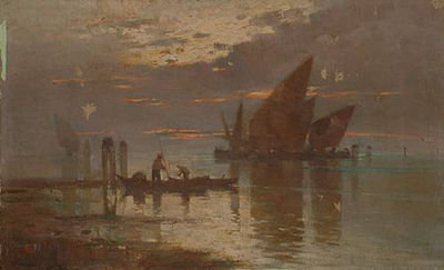 The Lagoon at sunset