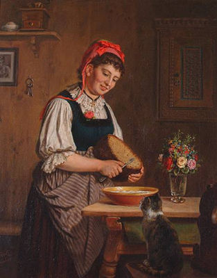 Preparing the meal