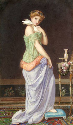 A classical maiden by Augustus Jules Bouvier - Auction record, sale price, and art valuation. Compare with similar artists and explore comparable artworks.