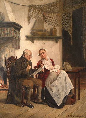 Figures in the fisherman's cottage by Adrien Jean Madiol - Auction record, sale price, and art valuation. Compare with similar artists and explore comparable artworks.