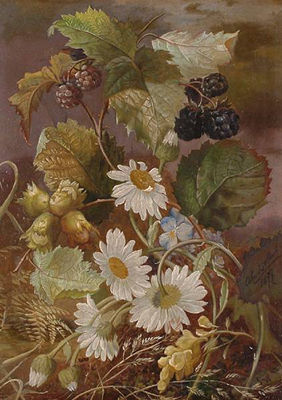 Sample artwork by Alexandre Debrus (1843 - 1905), known for genre painting, especially roses - View similar artists and auction records