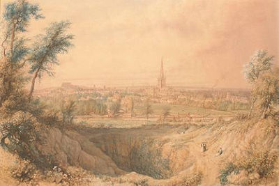 View of Norwich from Mousehold heath